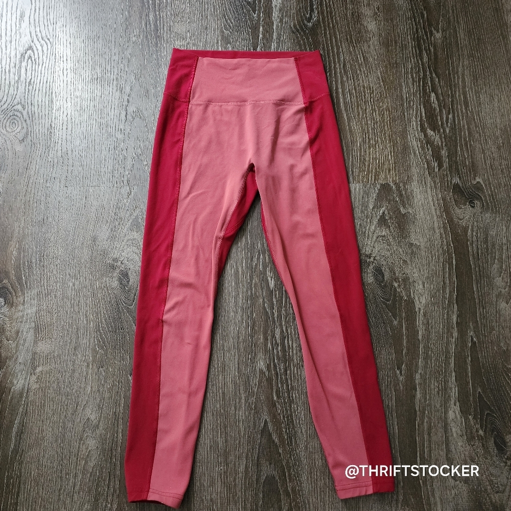 Athleta Transcend Color Block 7/8 Tights - Picture 2 of 7